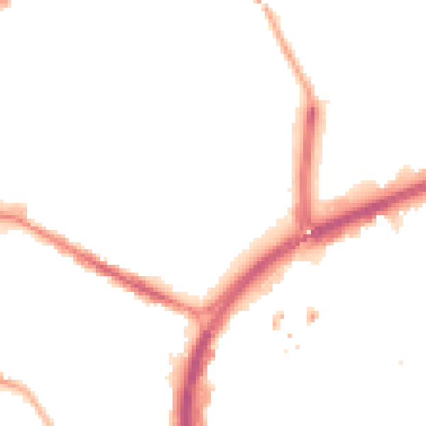 Night-time road noise heatmap for CV1 4AZ