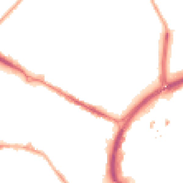 Night-time road noise heatmap for CV1 4DL