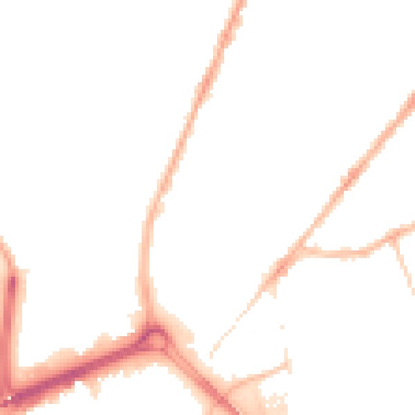 Night-time road noise heatmap for CV1 4GT