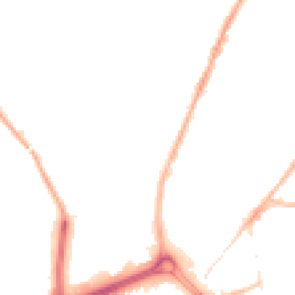 Night-time road noise heatmap for CV1 4LQ