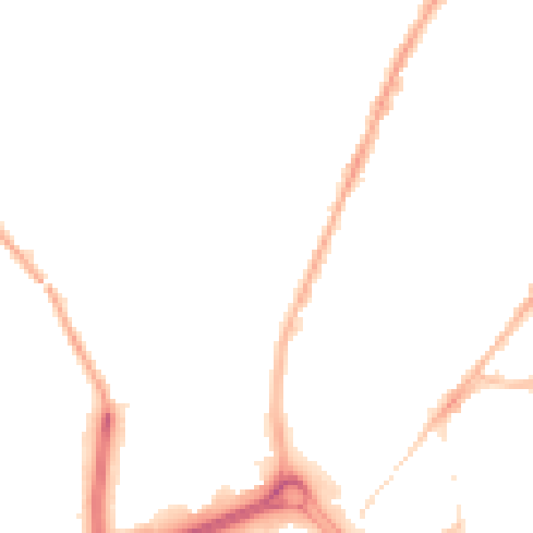 Night-time road noise heatmap for CV1 4LR