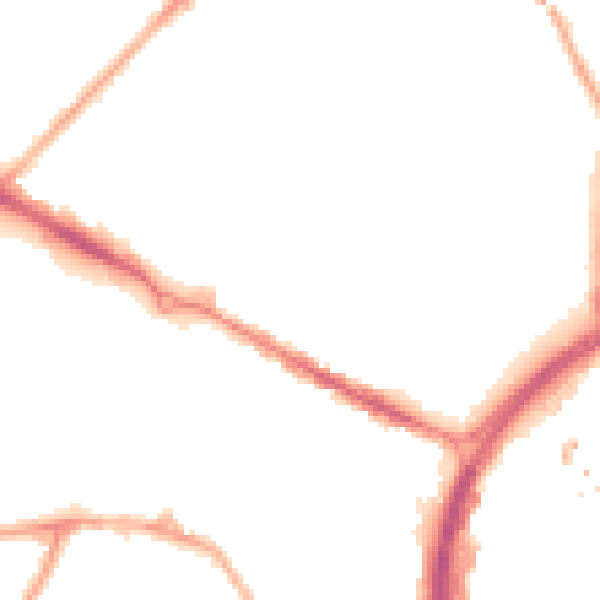 Night-time road noise heatmap for CV1 4PX