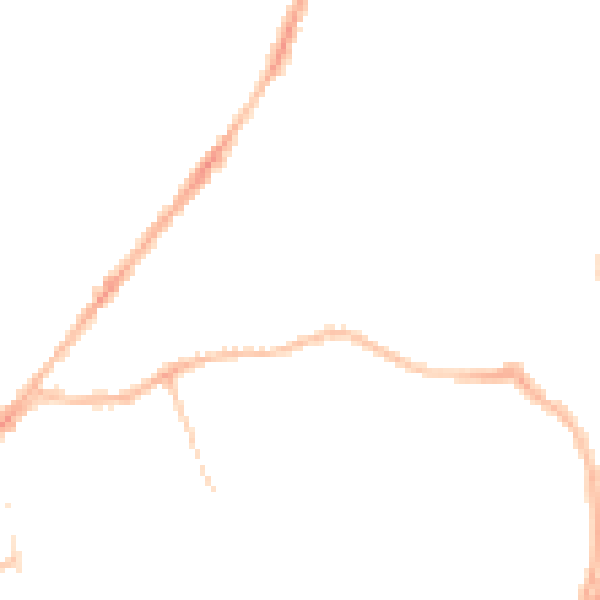 Night-time road noise heatmap for CV1 5AF