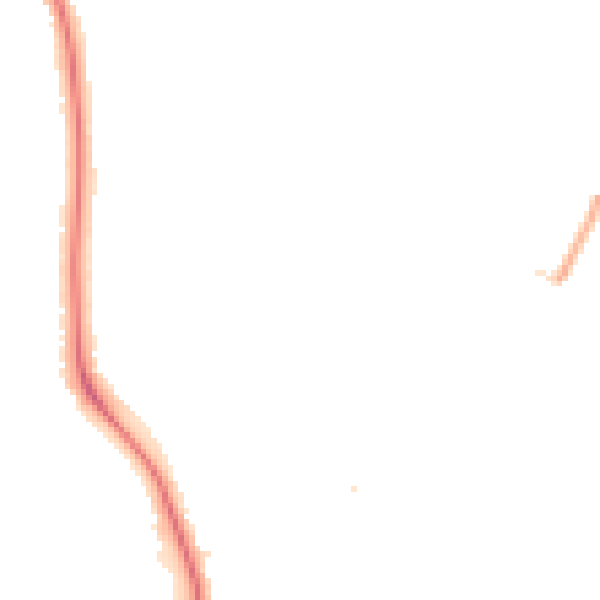 Night-time road noise heatmap for CV10 0BH
