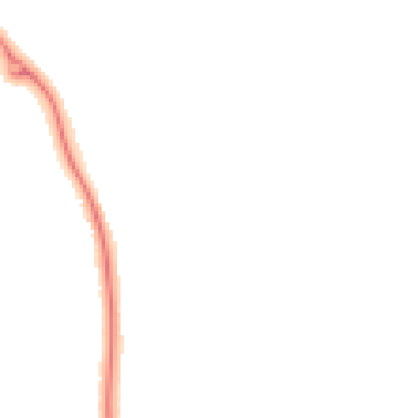 Night-time road noise heatmap for CV10 0DL
