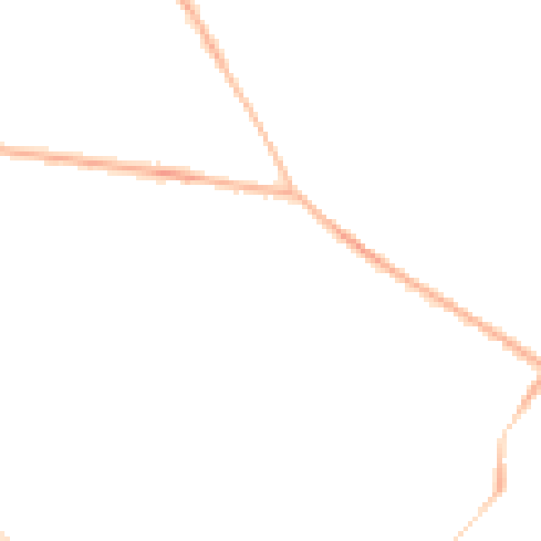 Night-time road noise heatmap for CV10 0LN