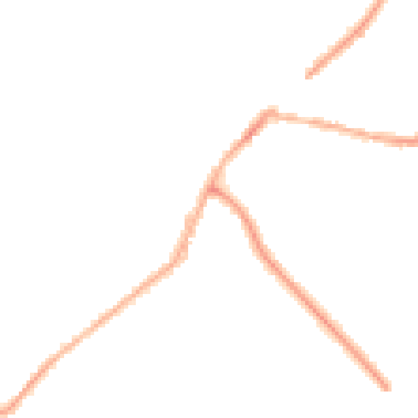Night-time road noise heatmap for CV10 7ED