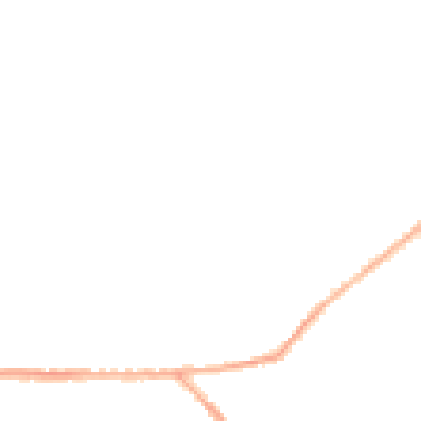 Night-time road noise heatmap for CV10 8EB