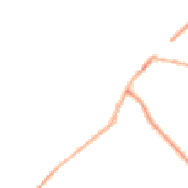 Night-time road noise heatmap for CV10 8EH