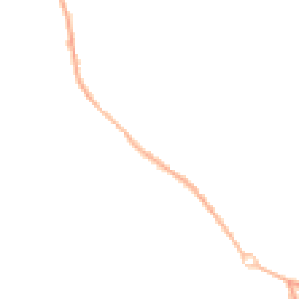 Night-time road noise heatmap for CV10 9PL