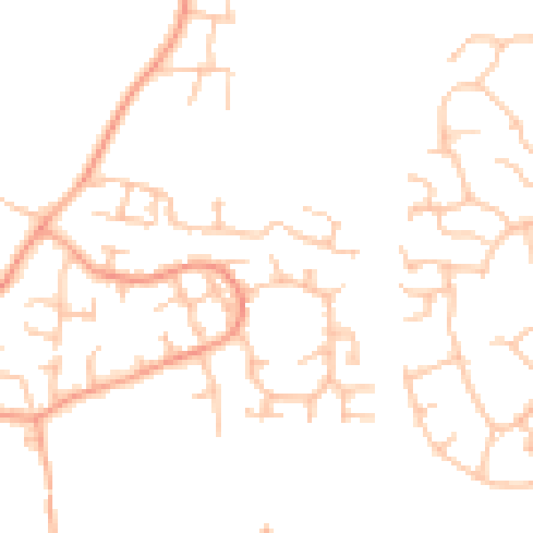 Daytime road noise heatmap for CV10 9RH