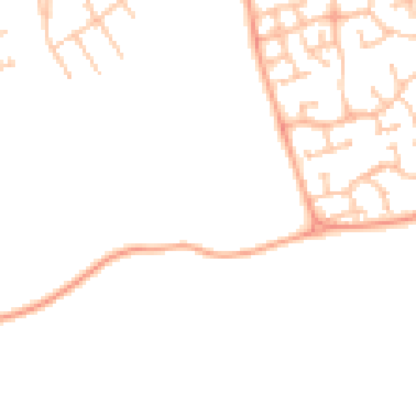 Daytime road noise heatmap for CV11 4FA
