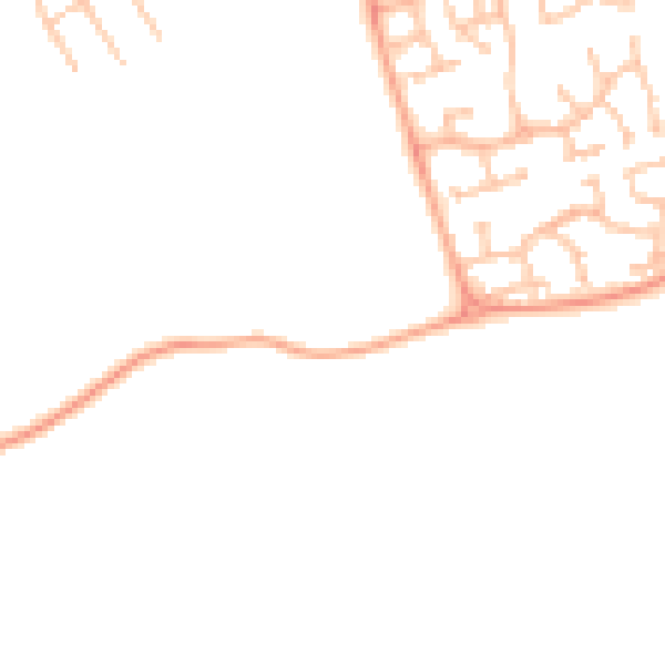 Daytime road noise heatmap for CV11 4FE