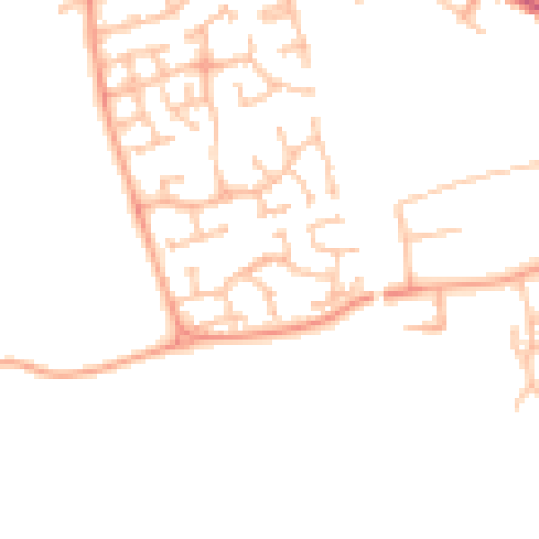 Daytime road noise heatmap for CV11 4GA