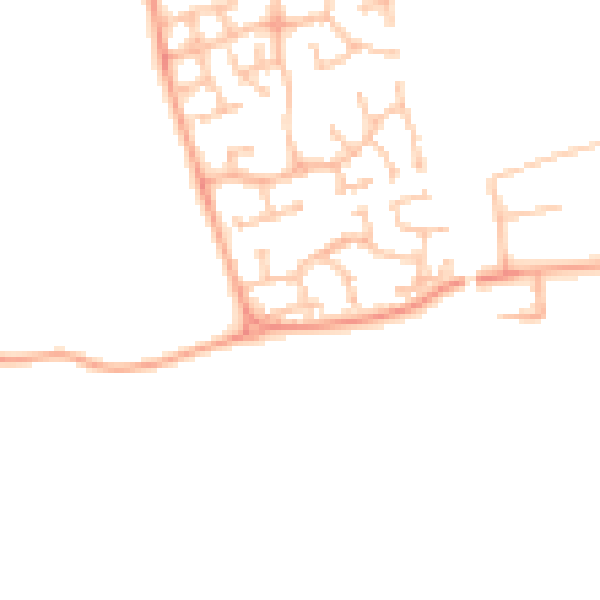 Daytime road noise heatmap for CV11 4GB