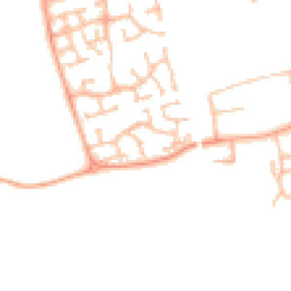 Daytime road noise heatmap for CV11 4GE