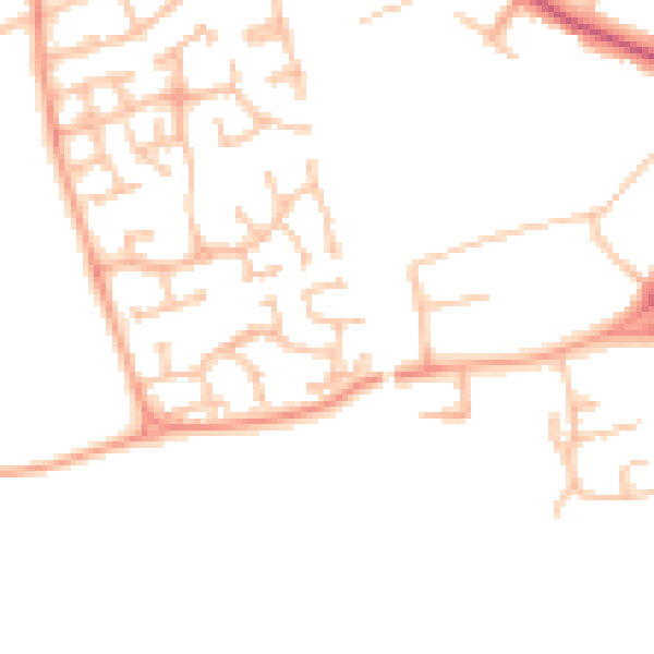 Daytime road noise heatmap for CV11 4GF