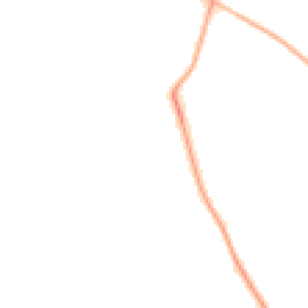 Night-time road noise heatmap for CV11 4SS