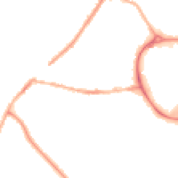 Night-time road noise heatmap for CV11 5LQ