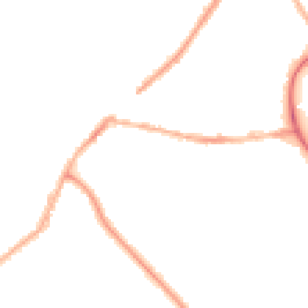 Night-time road noise heatmap for CV11 5LR