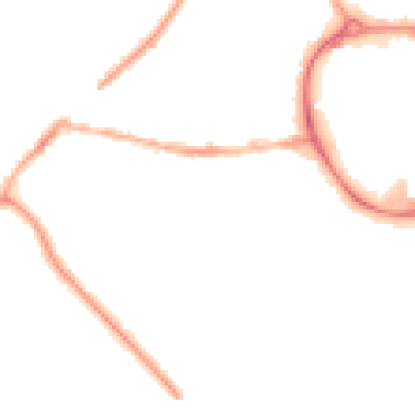 Night-time road noise heatmap for CV11 5PG