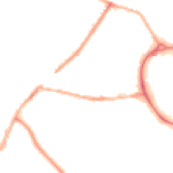 Night-time road noise heatmap for CV11 5PW