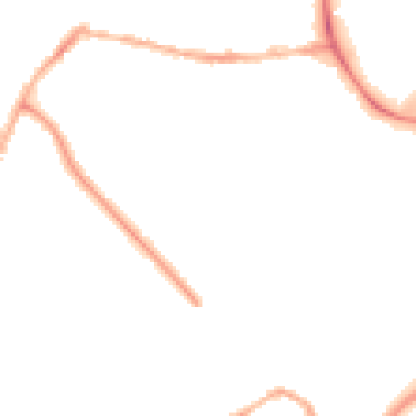 Night-time road noise heatmap for CV11 5XH
