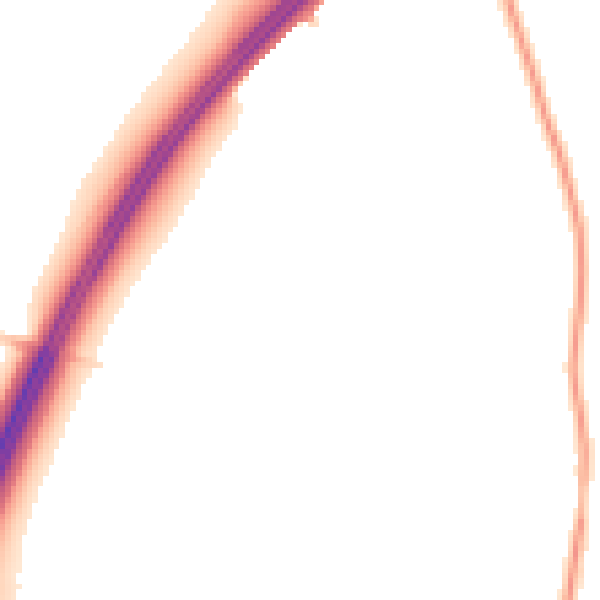 Night-time road noise heatmap for CV11 6RE