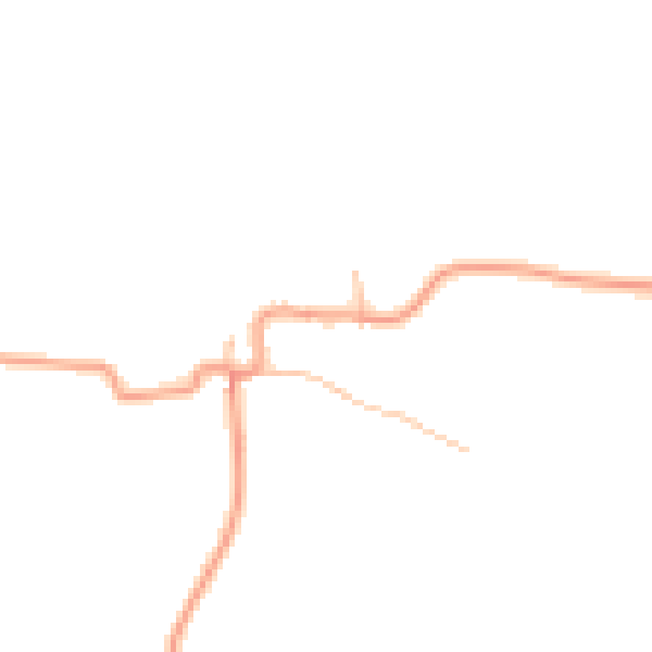 Daytime road noise heatmap for CV11 6RG