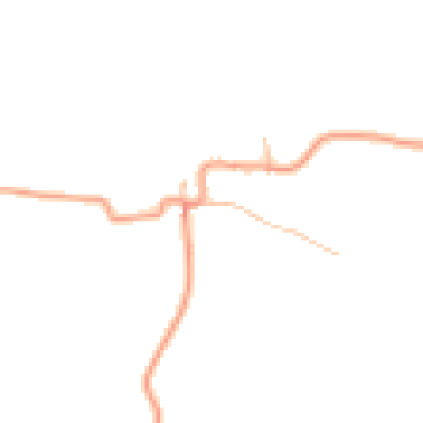 Daytime road noise heatmap for CV11 6RJ