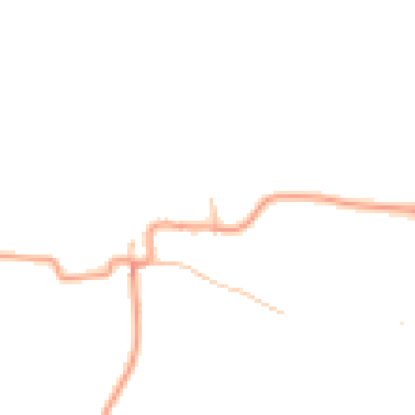 Daytime road noise heatmap for CV11 6RQ