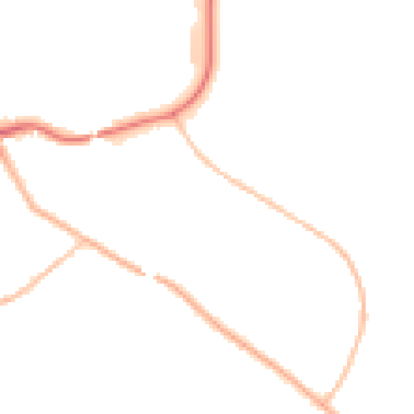 Night-time road noise heatmap for CV11 6SJ