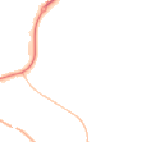 Night-time road noise heatmap for CV11 6UJ