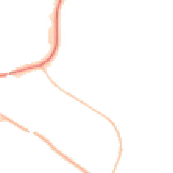 Night-time road noise heatmap for CV11 6UX