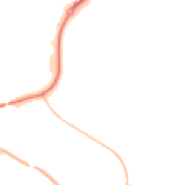Night-time road noise heatmap for CV11 6XA