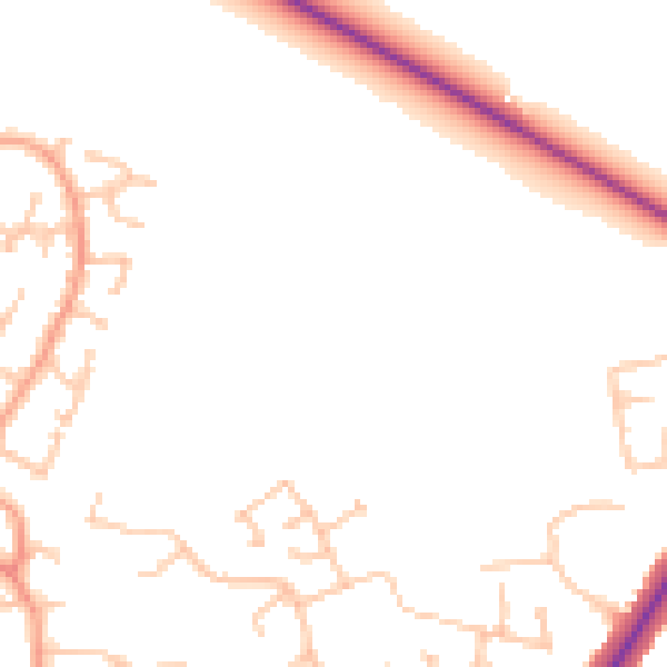 Daytime road noise heatmap for CV11 7AQ