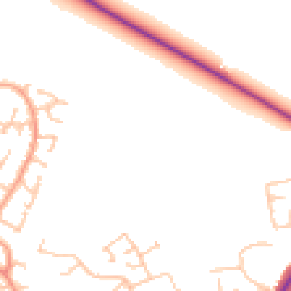 Daytime road noise heatmap for CV11 7AR