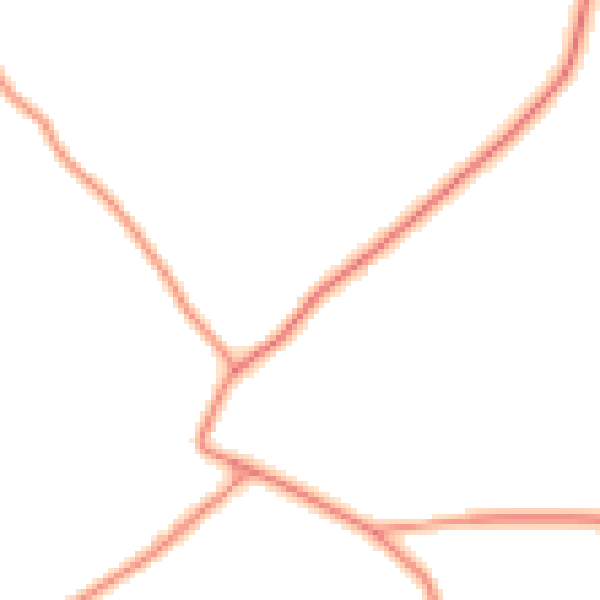 Daytime road noise heatmap for CV13 0AA
