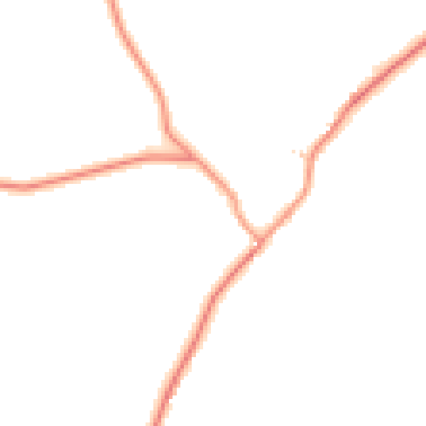 Daytime road noise heatmap for CV13 0AH
