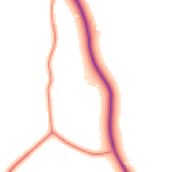 Daytime road noise heatmap for CV13 0BD