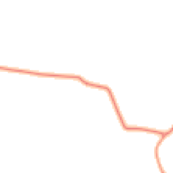 Daytime road noise heatmap for CV13 0BP
