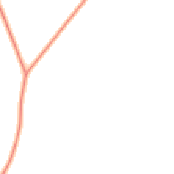 Daytime road noise heatmap for CV13 0BT