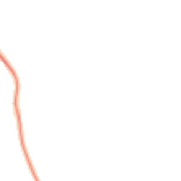 Night-time road noise heatmap for CV13 0ET