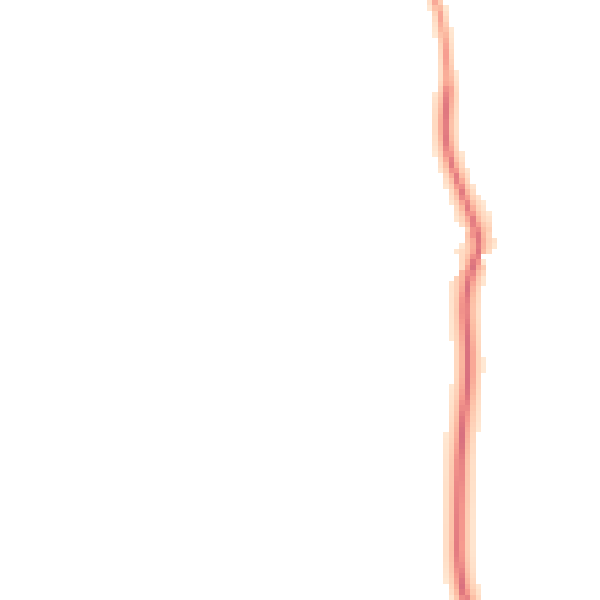 Night-time road noise heatmap for CV13 0PY