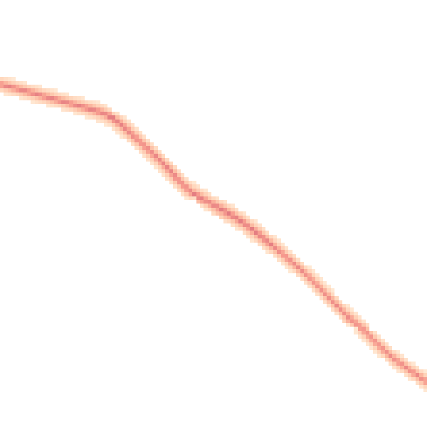 Daytime road noise heatmap for CV13 0QU