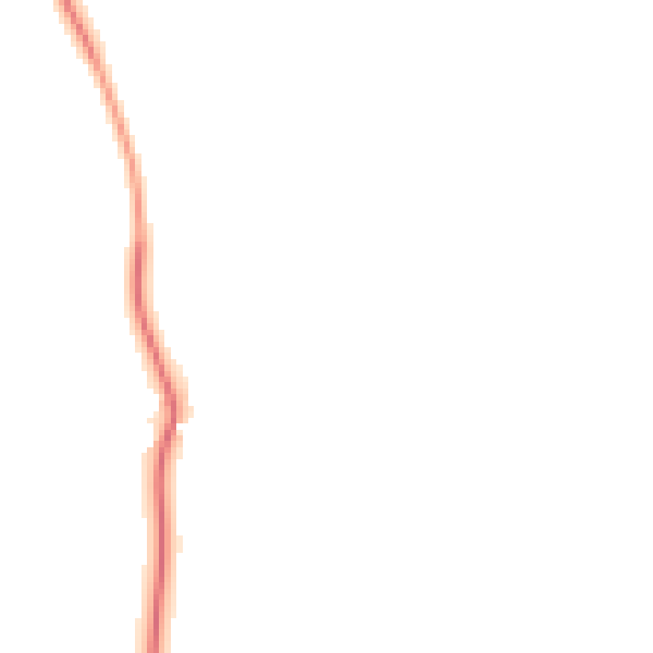 Night-time road noise heatmap for CV13 0QY