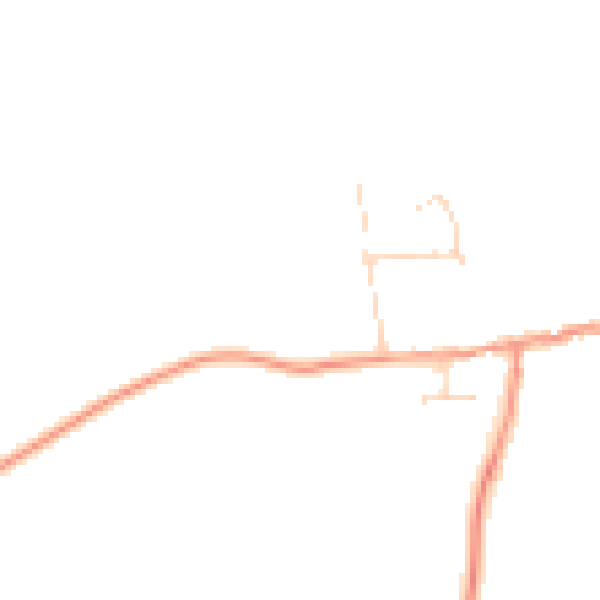 Daytime road noise heatmap for CV13 6AA
