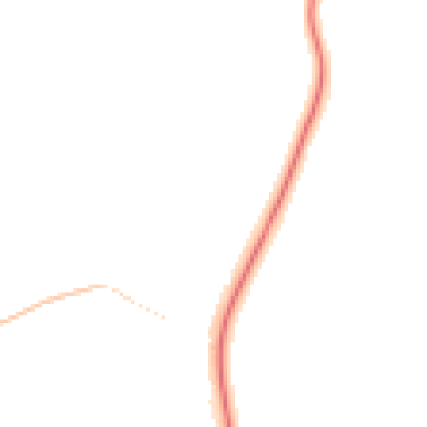 Night-time road noise heatmap for CV13 6BB