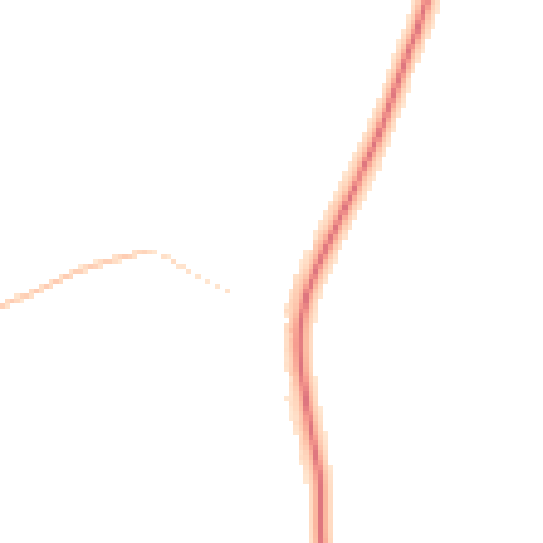 Night-time road noise heatmap for CV13 6BD