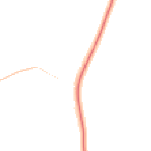 Night-time road noise heatmap for CV13 6BS